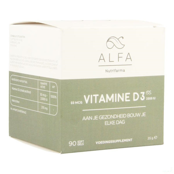 Alfa Vitamine D3 Softgels 90 - Nutrifarma - InstaCosmetic