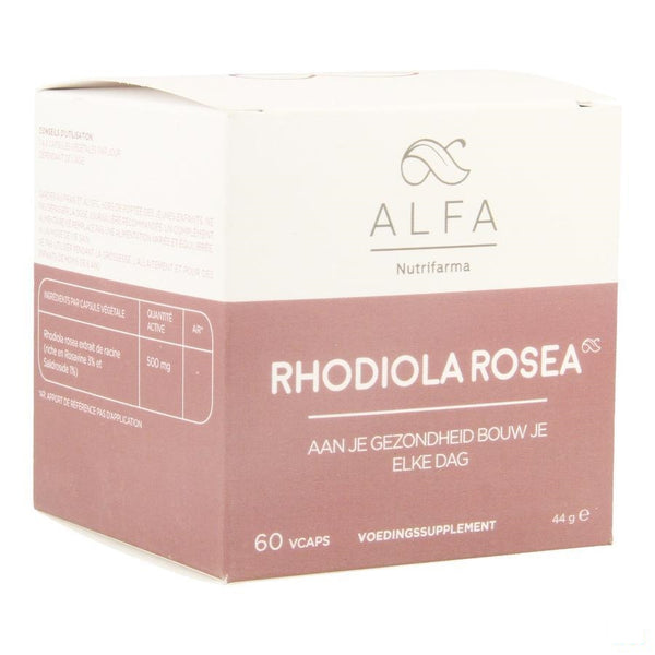 Alfa Rhodiola Rosea V-caps 60 - Nutrifarma - InstaCosmetic