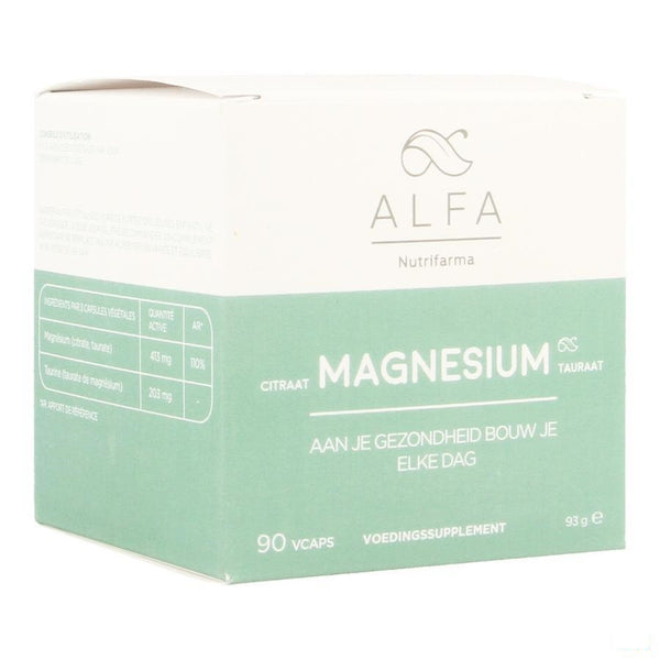 Alfa Magnesium V-caps 90 - Nutrifarma - InstaCosmetic