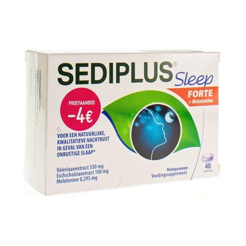 Sediplus Sleep Forte Tabletten 40 Promo -4eur