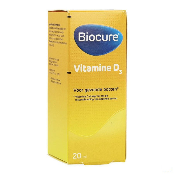 Biocure Vitamine D3 Gutt 20ml - Qualiphar - InstaCosmetic