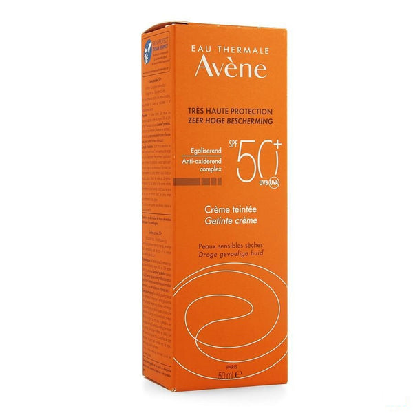 Avène Zon SPF50 Getinte Zonnebrandcrème - 50ml - Avene - InstaCosmetic