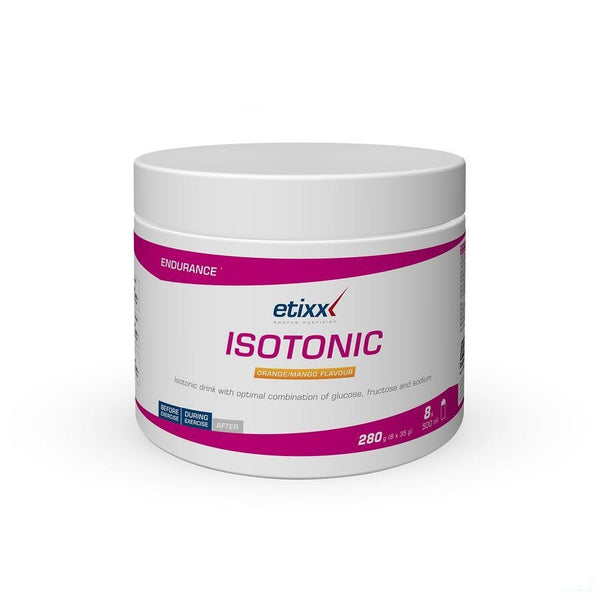 Etixx Isotonic Powder Orange Mango 280g - Ceres Pharma - InstaCosmetic