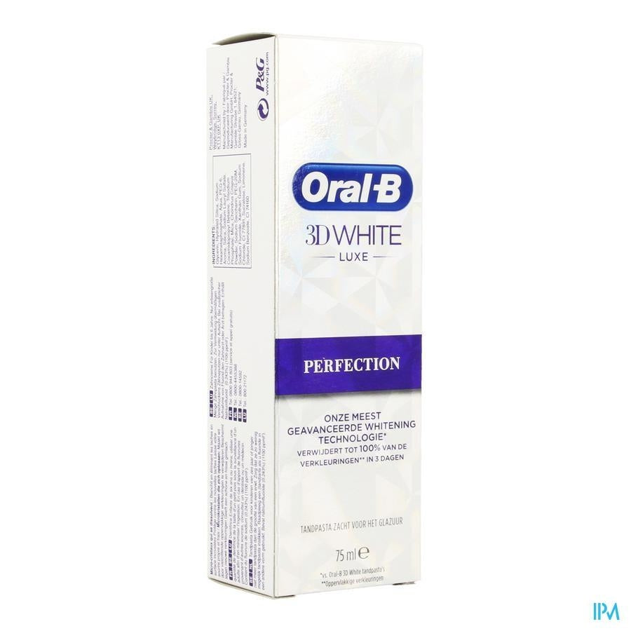 Oral B 3d White Luxe Perfection Tube 75ml
