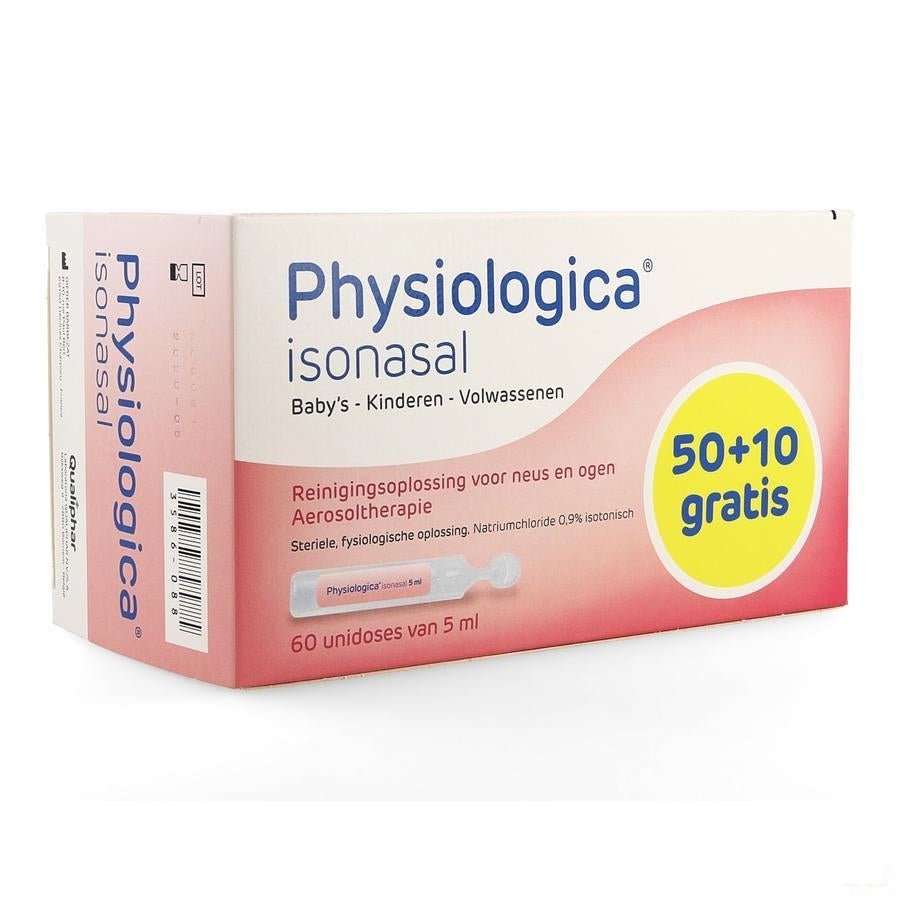 Physiologica Isonasal Unidose 50+10x5ml Promo