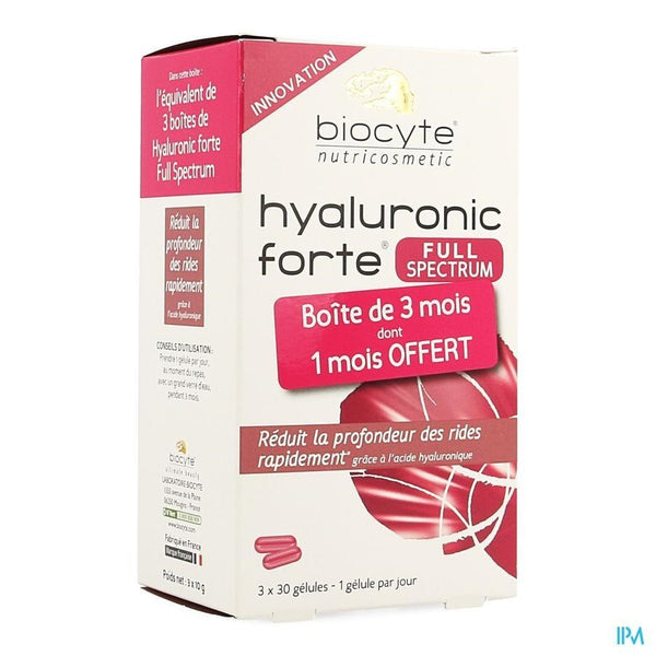 Biocyte Hyaluronic Forte Full Spectrum Capsules 90 - Brinis - InstaCosmetic