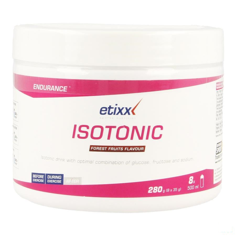 Etixx Isotonic Forest Fruit Pdr Pot 280g