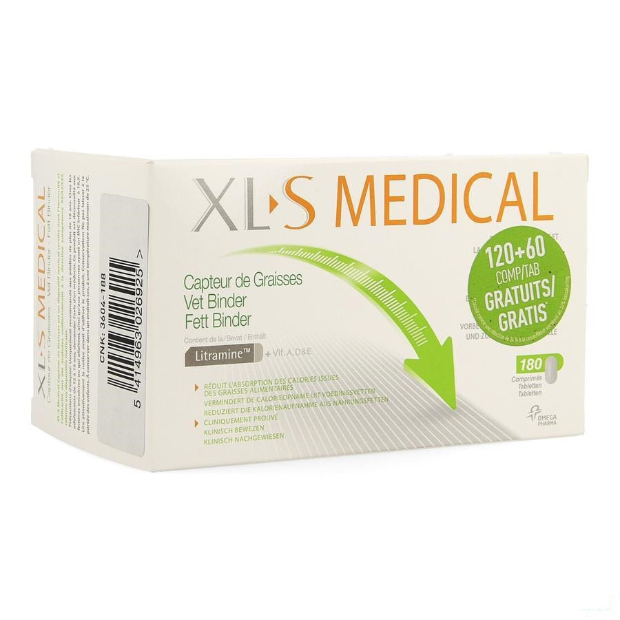 Xls Med. Vetbinder Tabletten 180 Promo 20+10