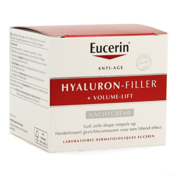 Eucerin Hyaluron Filler+volume Lift Nacht Cr 50ml - Beiersdorf - InstaCosmetic