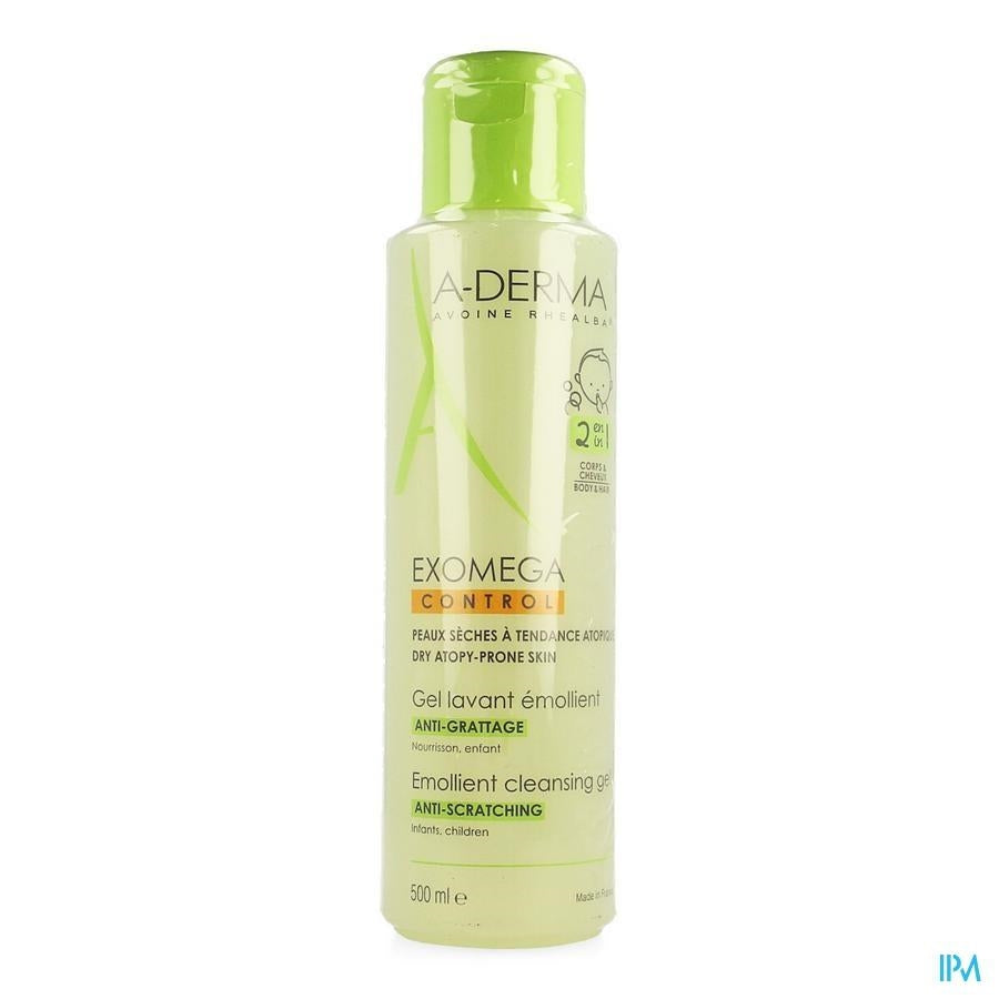 Aderma Exomega Control Reinigingsgel 2in1 500ml