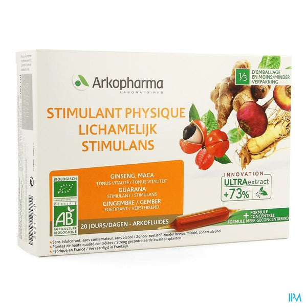 Arkofluide Stimulans Amp 20 - Arkopharma - InstaCosmetic