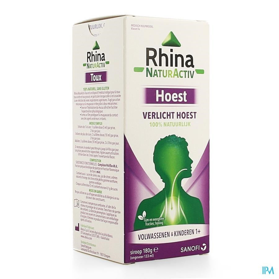 Rhina Natur Activ Hoest Siroop 180g
