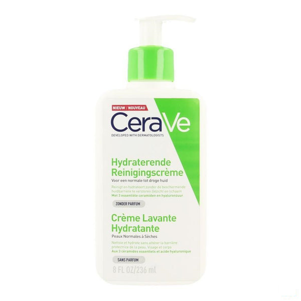 Cerave Cr Reiniging Hydraterend 236ml - Cerave - L'oreal Belgilux - InstaCosmetic