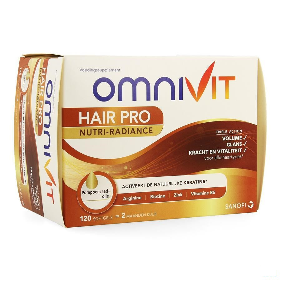 Omnivit Hair Pro Nutri Radiance Capsules 120