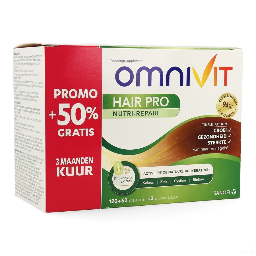 Omnivit Hair Pro Nutri Repair Tabletten 180