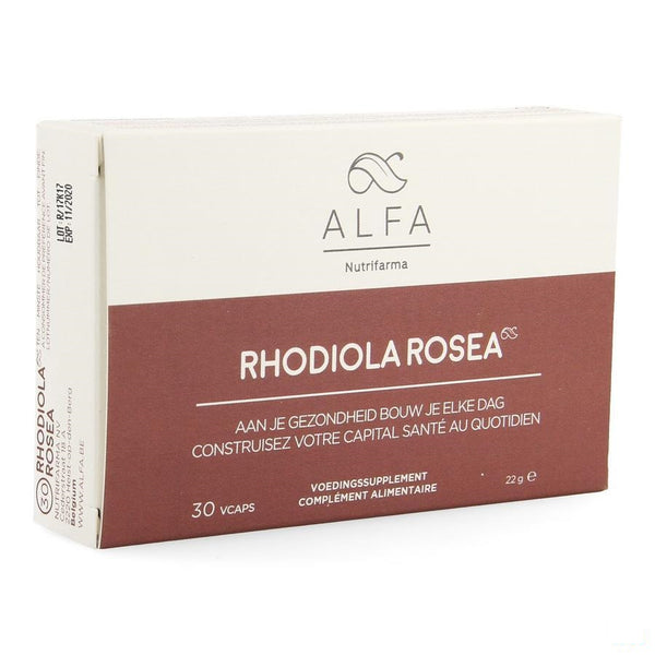 Alfa Rhodiola Rosea V-caps 30 - Nutrifarma - InstaCosmetic