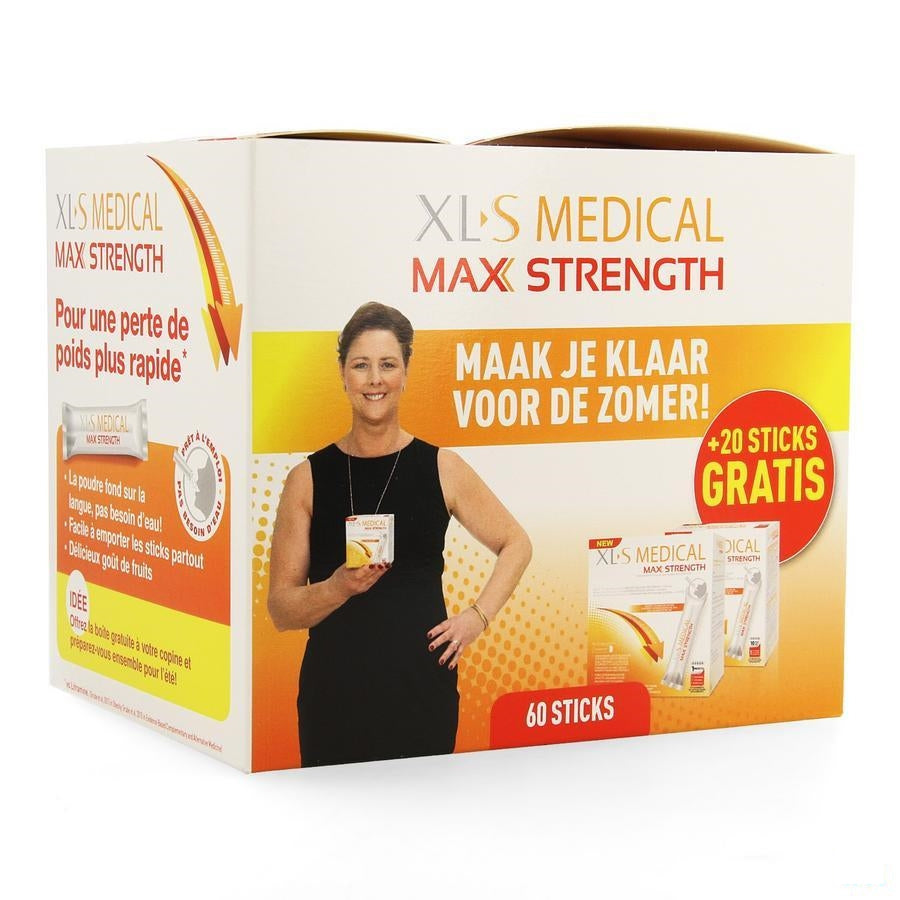 Xls Med. Maximum Strength Sticks 60 + Sticks 20