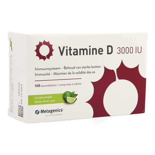 Vitamine D 3000iu Tabl 168 Metagenics - Metagenics - InstaCosmetic