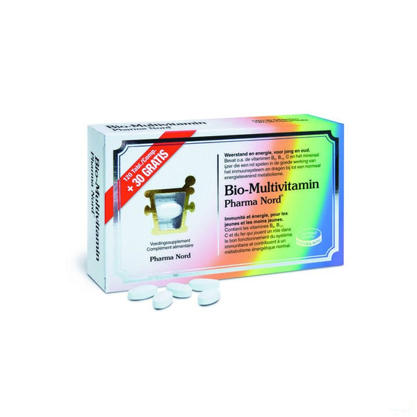 Bio-multivitamin Tabletten 120+30 Promo - Pharma Nord - InstaCosmetic