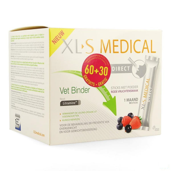 Xls Med. Vetbinder Stick 60 + 30 Gratis - Omega Pharma - InstaCosmetic