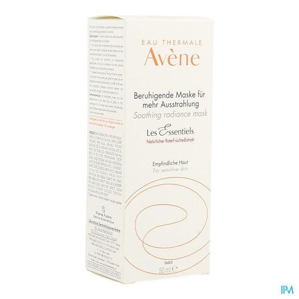 Avene Essentiels Verzacht.masker Stral. Teint 50ml - Avene - InstaCosmetic