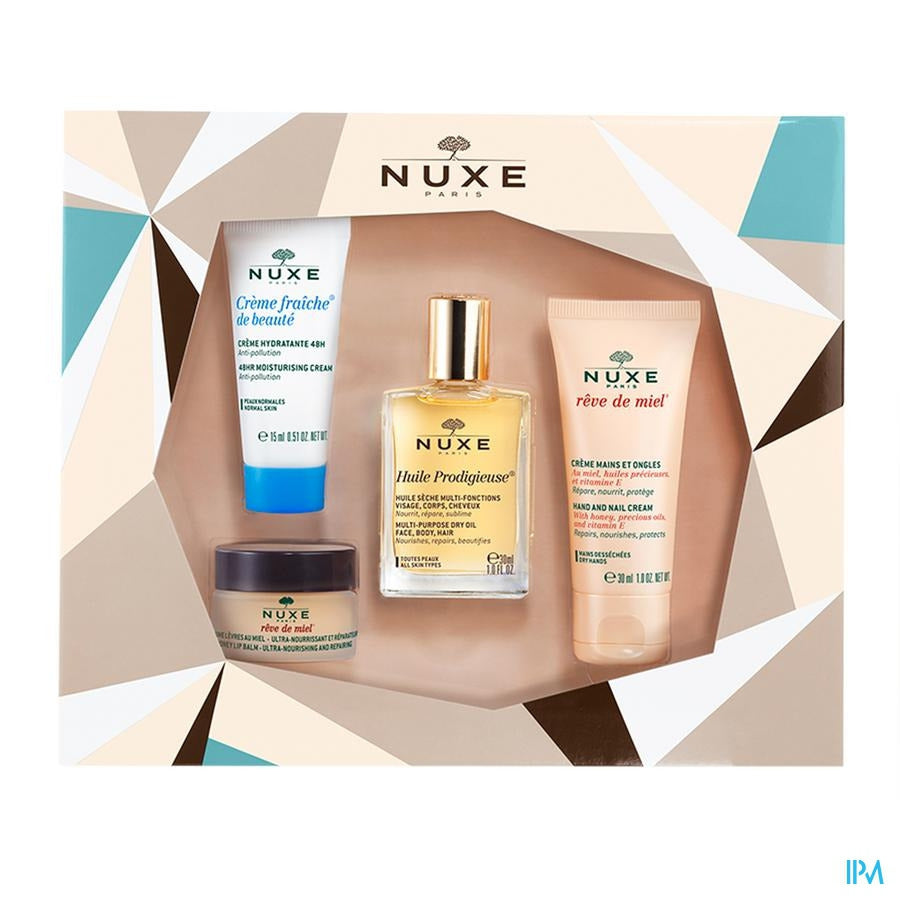 Nuxe Koffertje Kerst Best Seller 4 Prod