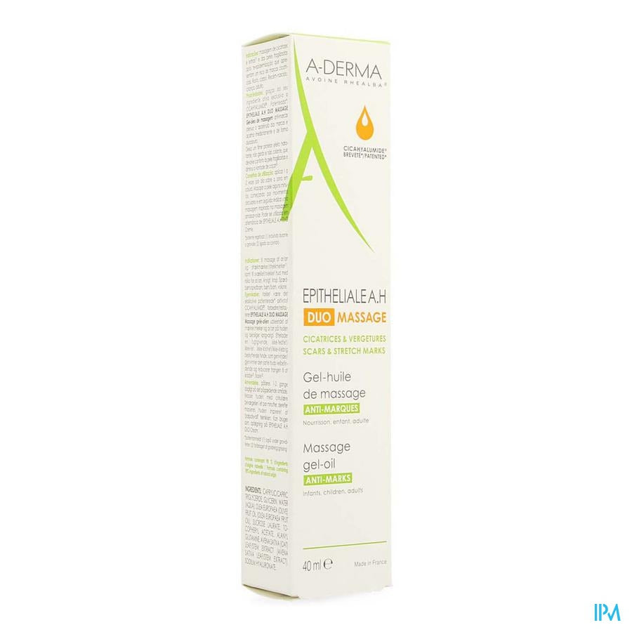 Aderma Epitheliale Ah Duo Gel Olie Massage 40ml