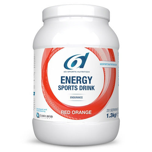 6d Sixd Energy Sports Drink Red Orange Pdr 1,3kg