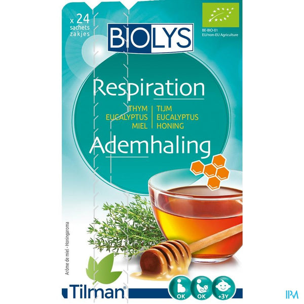 Biolys Tijm Eucalyptus Honing Zakje 24 - Tilman - InstaCosmetic