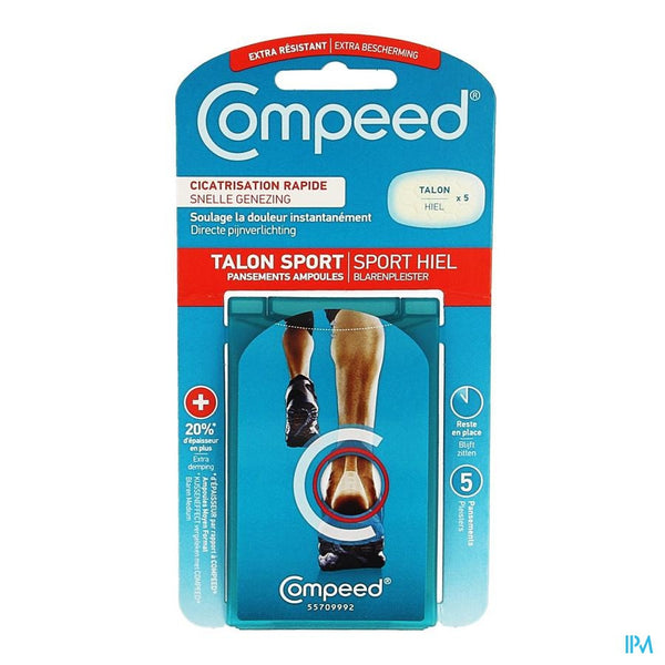 Compeed Pleister Blaren Sport Hiel 5 - Hra Pharma - InstaCosmetic