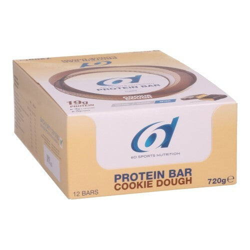 6d Sixd Protein Bar Cookie Dough 12x60g