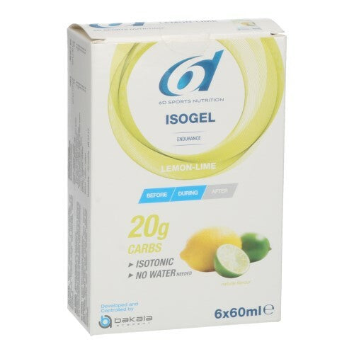 6d Sixd Isogel Lemon Lime 6x60ml