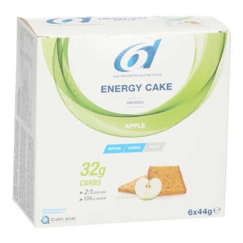 6d Sixd Energy Cake Apple 6x44g