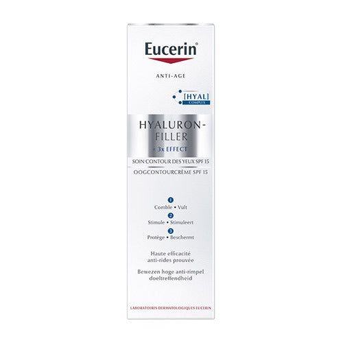 Eucerin Hyaluron-filler X3 Oogcontour SPF 15 15ml-0