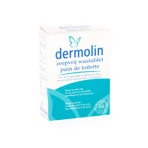 Dermolin Zeepvrij - Wastablet 100g - Dermolin - InstaCosmetic