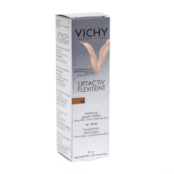 Vichy Flexilift Anti-rimpel Foundation 55 Bronze 30ml - Vichy - InstaCosmetic
