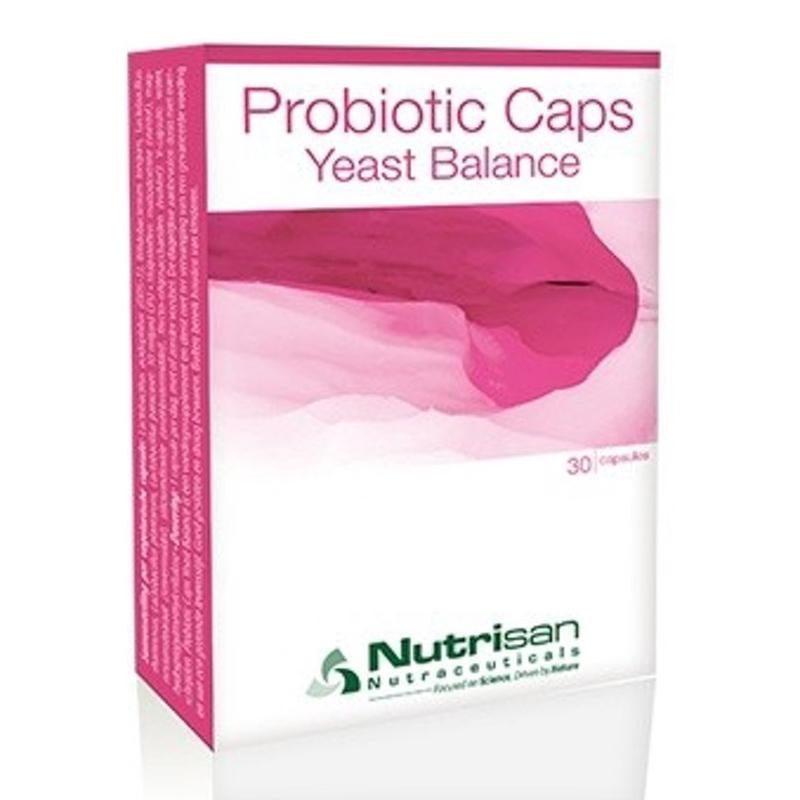 Probiotic Capsules Yeast Balance V-caps 30 Nutrisan