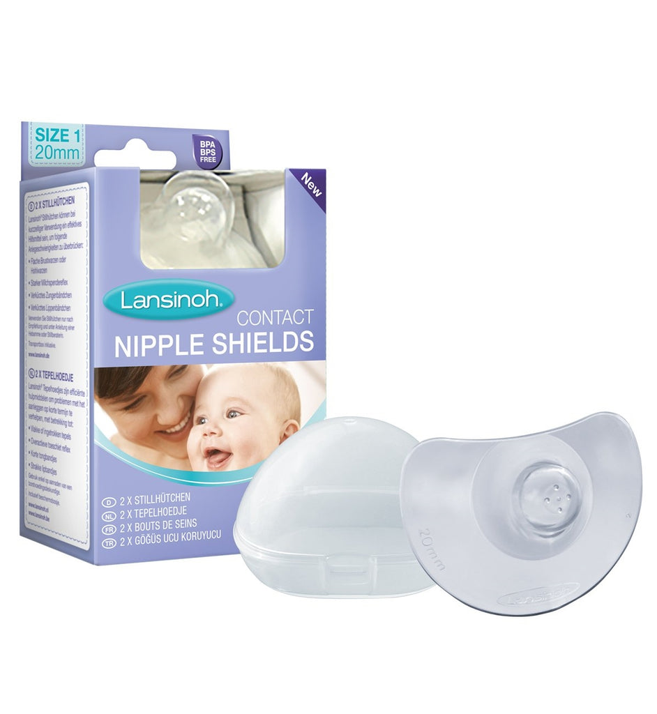 Lansinoh - Tepelhoedjes 2x20mm + Beschermdoos