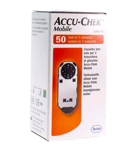 Accu Chek Mobile Test Cassette 50 Tests 5953740171 - Roche - InstaCosmetic