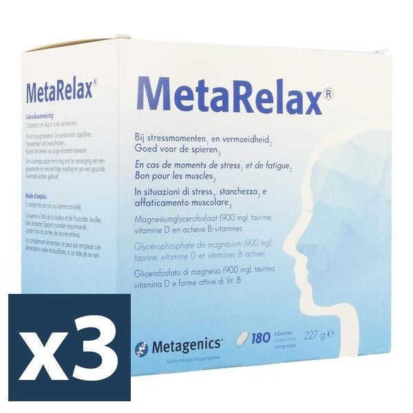 MetaRelax® 180 Tabletten x3 (Voordeelpak)