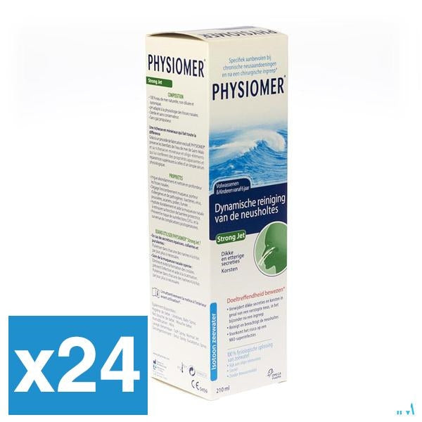 Physiomer Strong Jet 210ml x24 (Voordeelpak) - Omega Pharma - InstaCosmetic