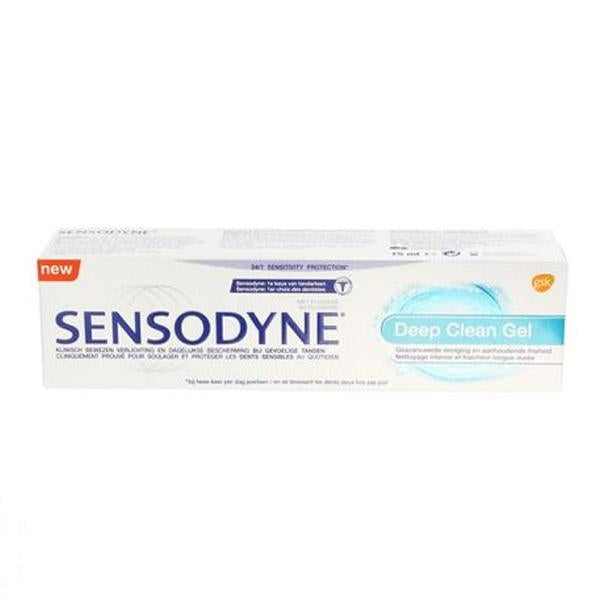 Sensodyne Deep Clean Gel Tandpasta 75ml - Gsk - InstaCosmetic