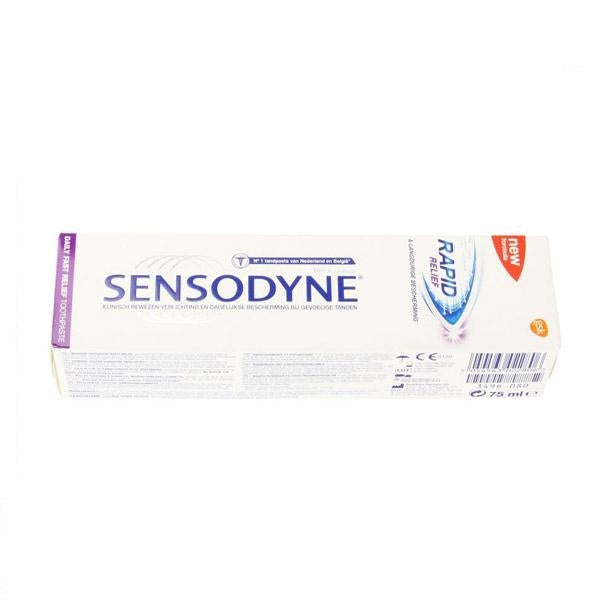Sensodyne Rapid Relief Tandpasta 75ml - Gsk - InstaCosmetic