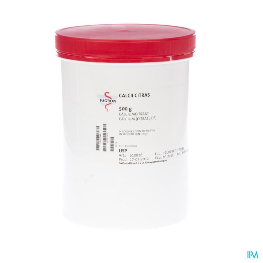 Ca Citrate Vrac 500g Fag