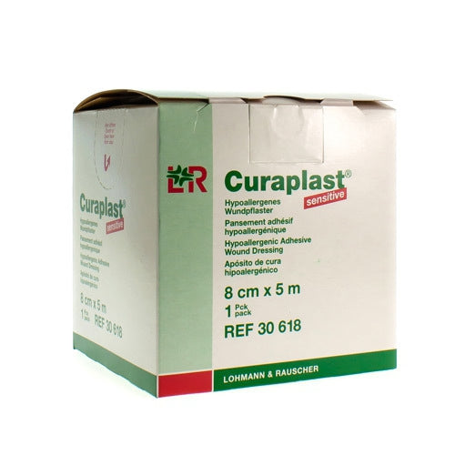 Curaplast Zelfklevend Verband 8cmx5m 30618