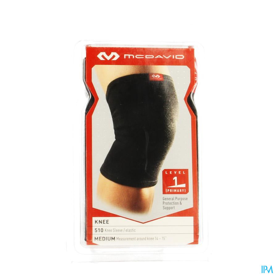 Mcdavid Knee Brace Elastic Black M 510