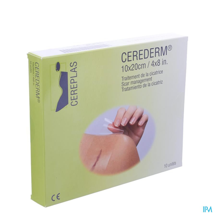 Cerederm Pleister 10x20cm 10 4309674