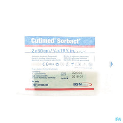 Cutimed Sorbact Gaasstrook 2x50cm 1 7216600