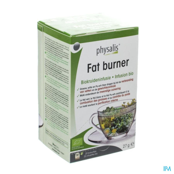 Physalis Fat Burner Infusie Bio Zakje 20x1,5g