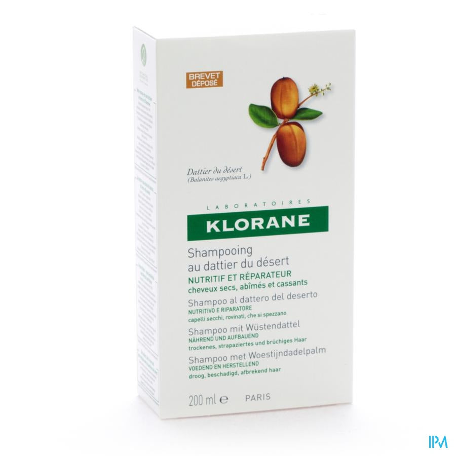 Klorane Sh Woestijndadelpalm 200ml